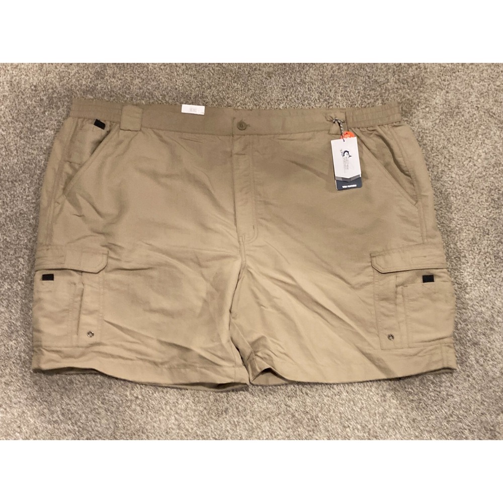 World Wide Sportsman Timber  Baitcast Tan Cargo Shorts  Size 52 Bass Pro Shops